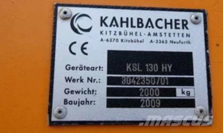 Kahlbacher KSL 130 HY Otras máquinas de jardinería y limpieza urbana