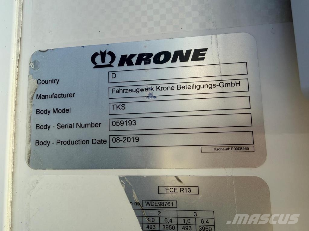 Krone SD SEMITRAILER + CARRIER VECTOR نصف مقطورات بدرجة حرارة قابلة للضبط