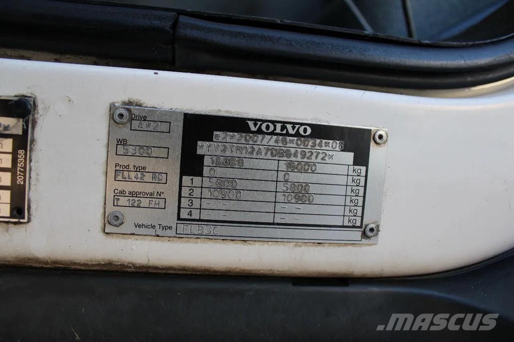 Volvo FL 16.240 + EURO 5 + 16T Camiones con temperatura controlada