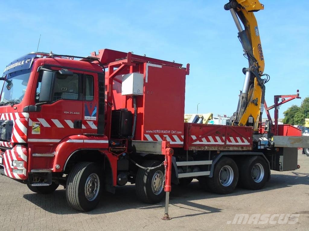 MAN TGS 35.440 + COPMA 450 6x + 8X4 + SPRING + MANUAL Grúas todo terreno