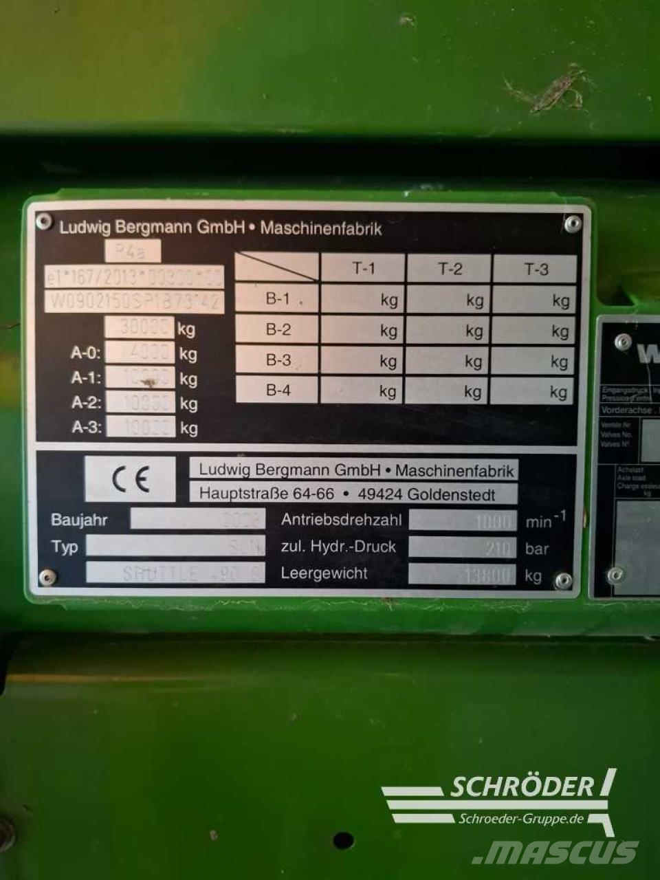 Bergmann SHUTTLE 490 S Ladewagen