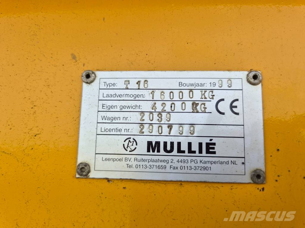 Mullié T16, 16 tons kipper Kipperaanhangers