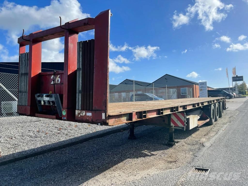 B-xl 3 akslet åben trailer med forsmæk Andere Auflieger
