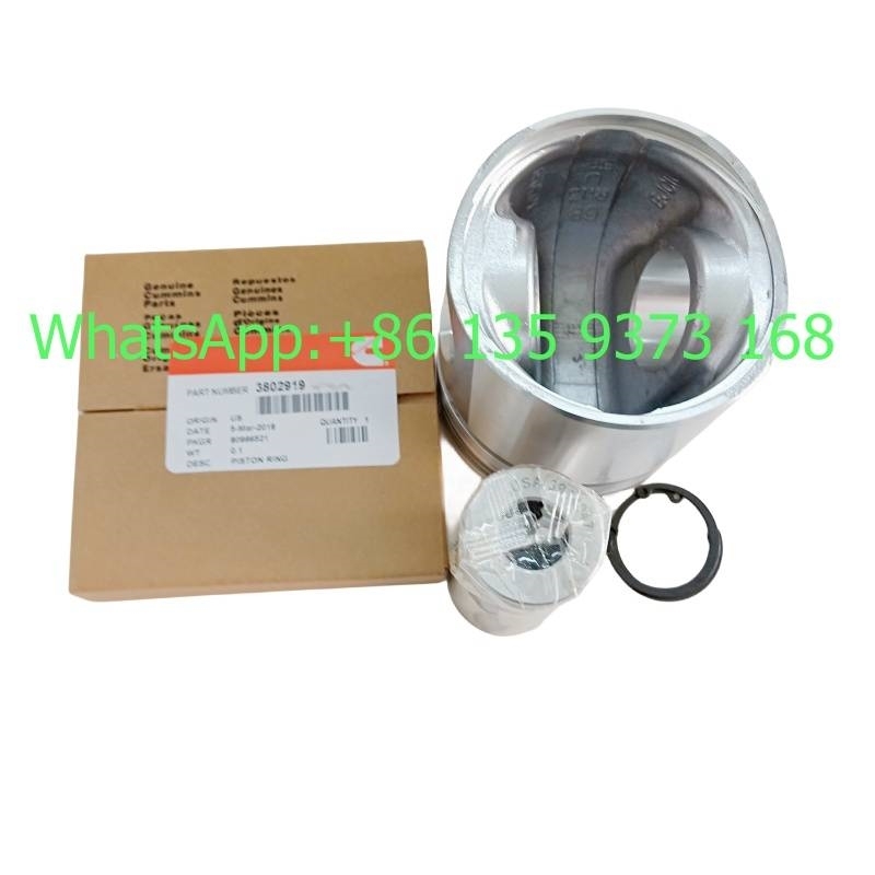 Cummins Qsb5.9 Engine Piston Kit 3948465 3802927 3802929 3 Moteur