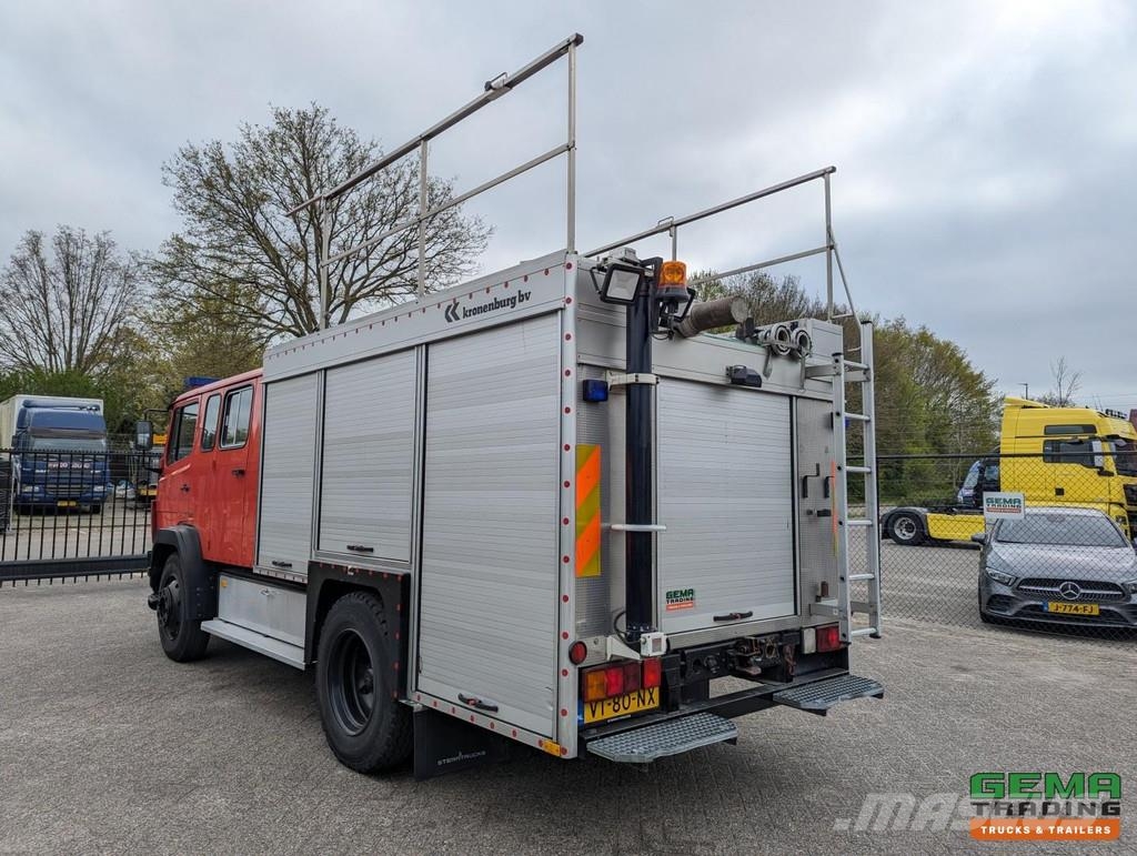 Mercedes-Benz 1124 AF 4x4 Dubbelcab 6Cil - 9 Pers - Kronenburg T Пожарни камиони