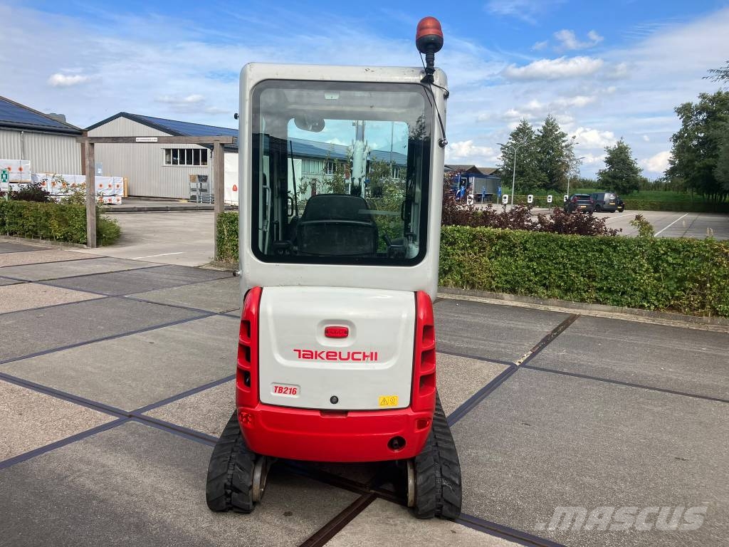 Takeuchi TB 216 midigraver | 3080 uur | verstelbare rupsen Mini ekskavatori < 7 t