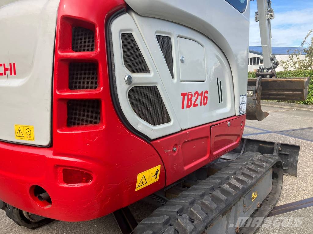 Takeuchi TB 216 midigraver | 3080 uur | verstelbare rupsen Mini ekskavatori < 7 t