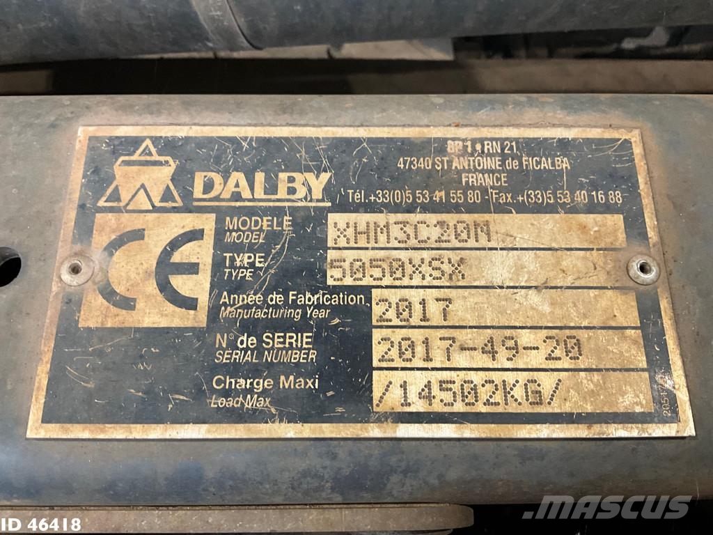DAF FAN CF 480 Euro 6 haakarmsysteem Rol kiper kamioni s kukama za dizanje