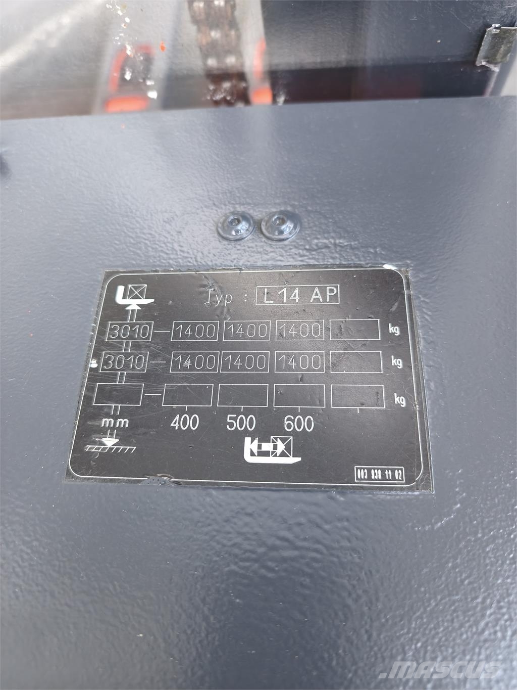 Linde L14 AP Samopogonski ročni viličarji