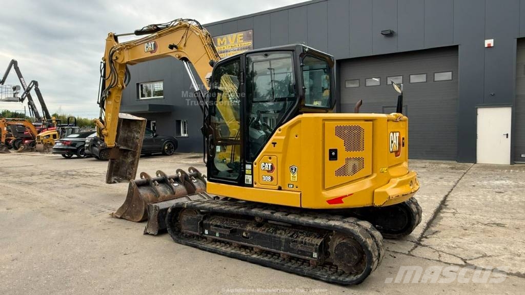 CAT 308 C CR حفارات وسط 7 طن - 12 طن