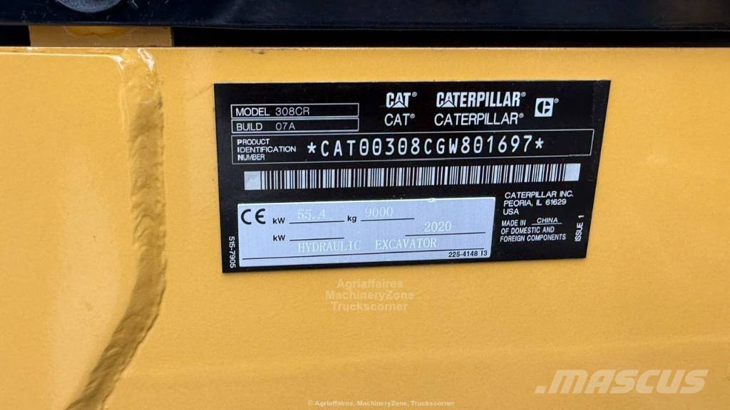 CAT 308 C CR حفارات وسط 7 طن - 12 طن