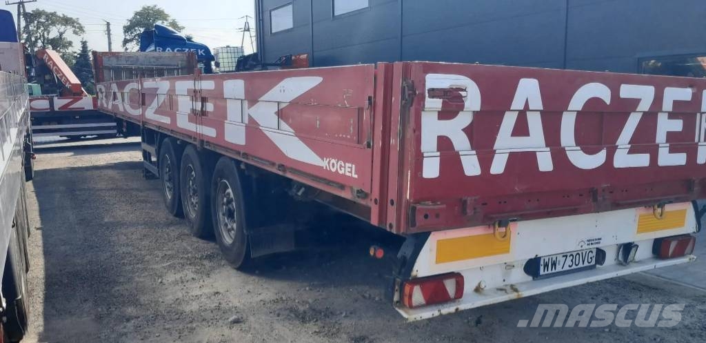 Kögel sn Semirremolques de plataformas planas/laterales abatibles