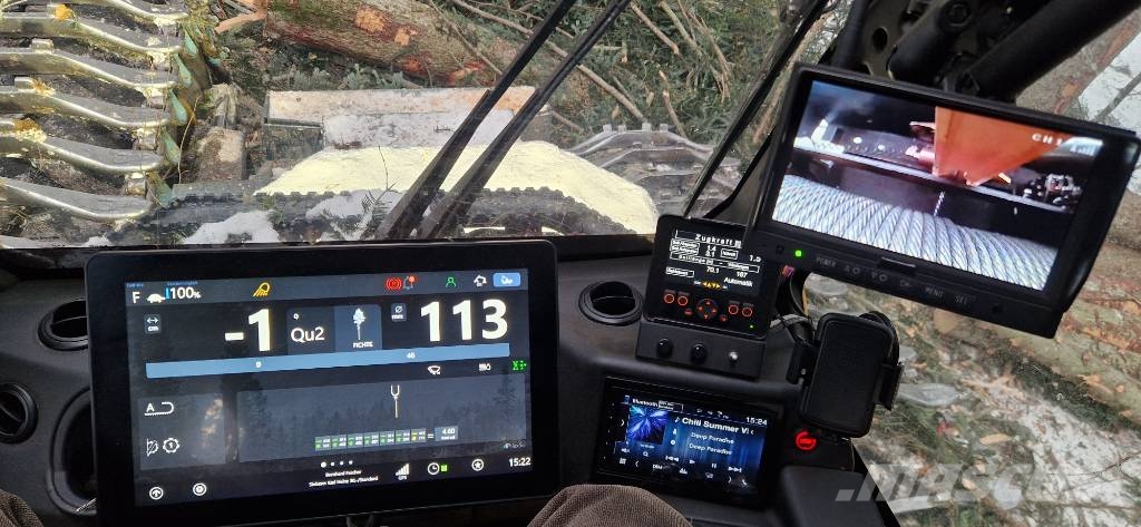 Eco Log 590G Traktionswinde, wahlweise Logmax-Aggregat Harvesteriai (miško kirtimo mašinos)