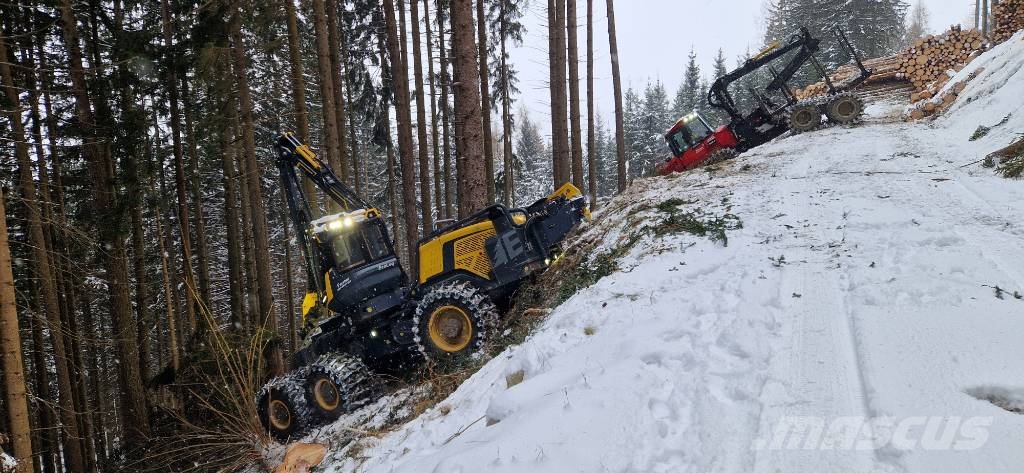 Eco Log 590G Traktionswinde, wahlweise Logmax-Aggregat Harvesteriai (miško kirtimo mašinos)