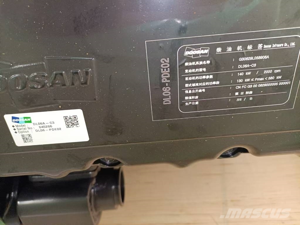 Doosan DX245 excavator brand-new DL06 engine Motores