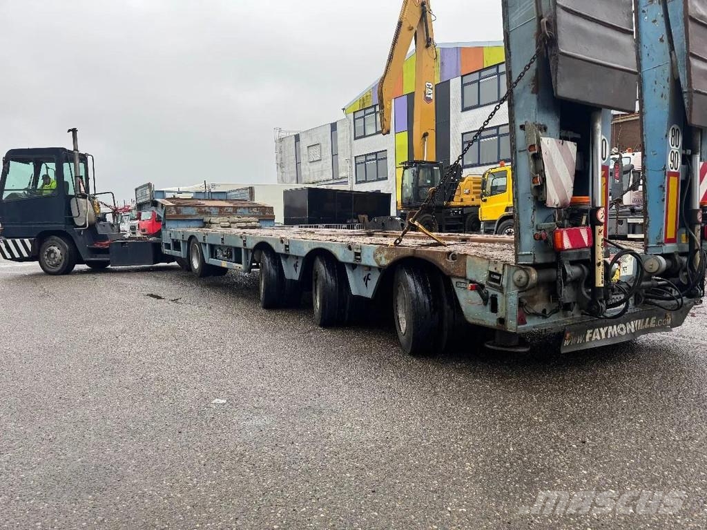 Faymonville TL4S - 2,8M EXTENDABLE + HYDRAULIC RAMPS 3 AXLE ST Low loader yari çekiciler