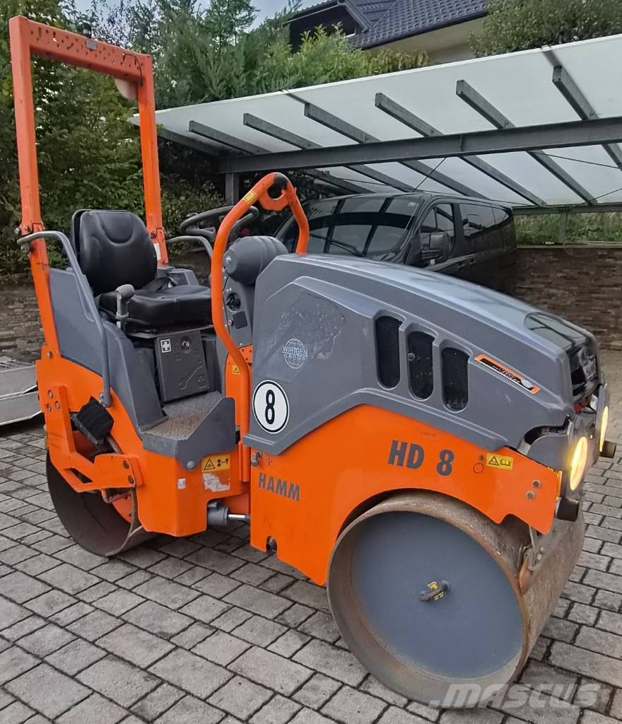 Hamm HD 8 VV Tandemové válce