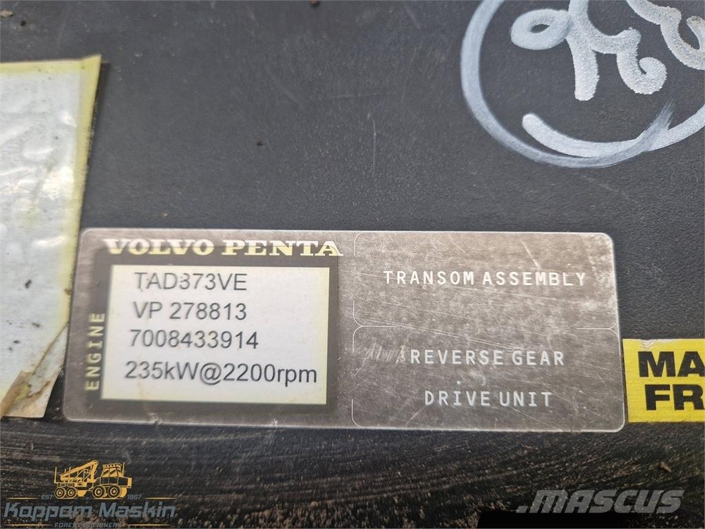 Volvo Penta TAD873VE Used/Beg Motori
