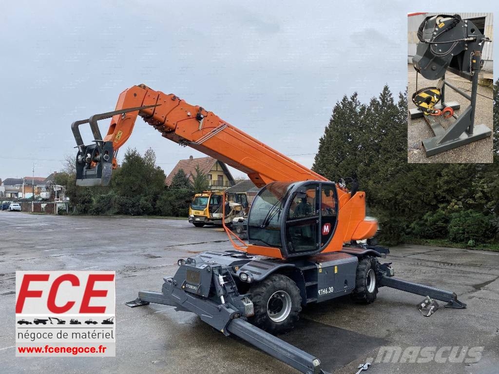 Magni RTH 6.30-V/D+Treuil W6 1er Main Endommagé Τηλεσκοπικοί τροχοφόροι φορτωτές