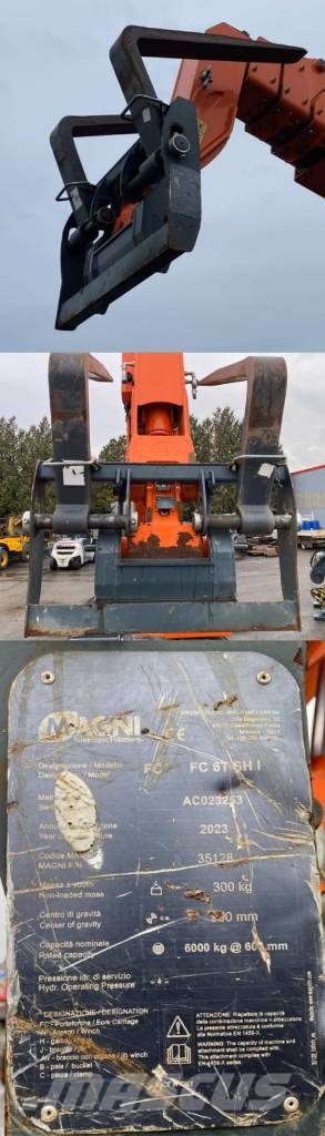 Magni RTH 6.30-V/D+Treuil W6 1er Main Endommagé Τηλεσκοπικοί τροχοφόροι φορτωτές