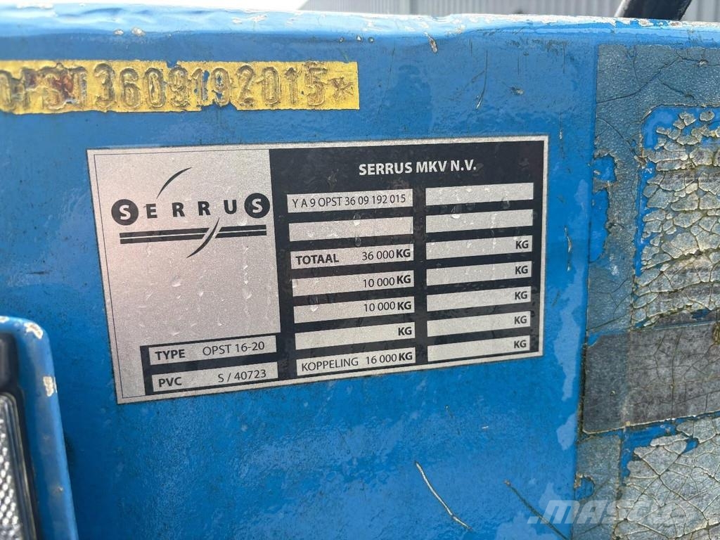 Serrus SILO tipper 90 degrees Cisternové návěsy