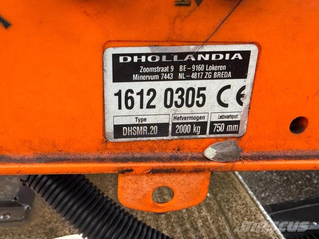 Krone ZZF 18 DHOLLANDIA LIFT 2.000 KG Remolques portacontenedores