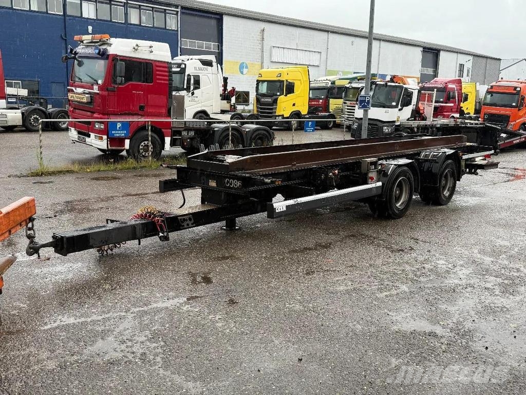 Krone ZZF 18 DHOLLANDIA LIFT 2.000 KG Remolques portacontenedores