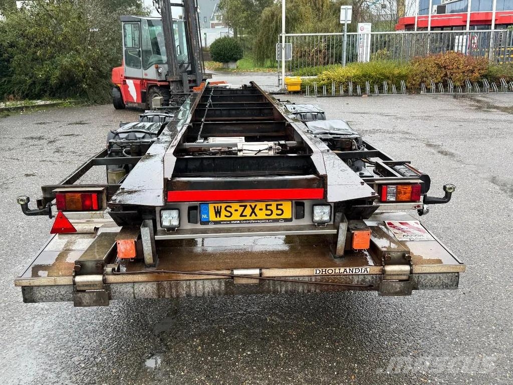 Krone ZZF 18 DHOLLANDIA LIFT 2.000 KG Remolques portacontenedores