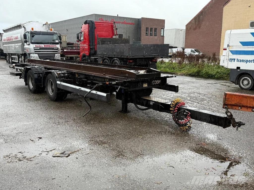 Krone ZZF 18 DHOLLANDIA LIFT 2.000 KG Remolques portacontenedores