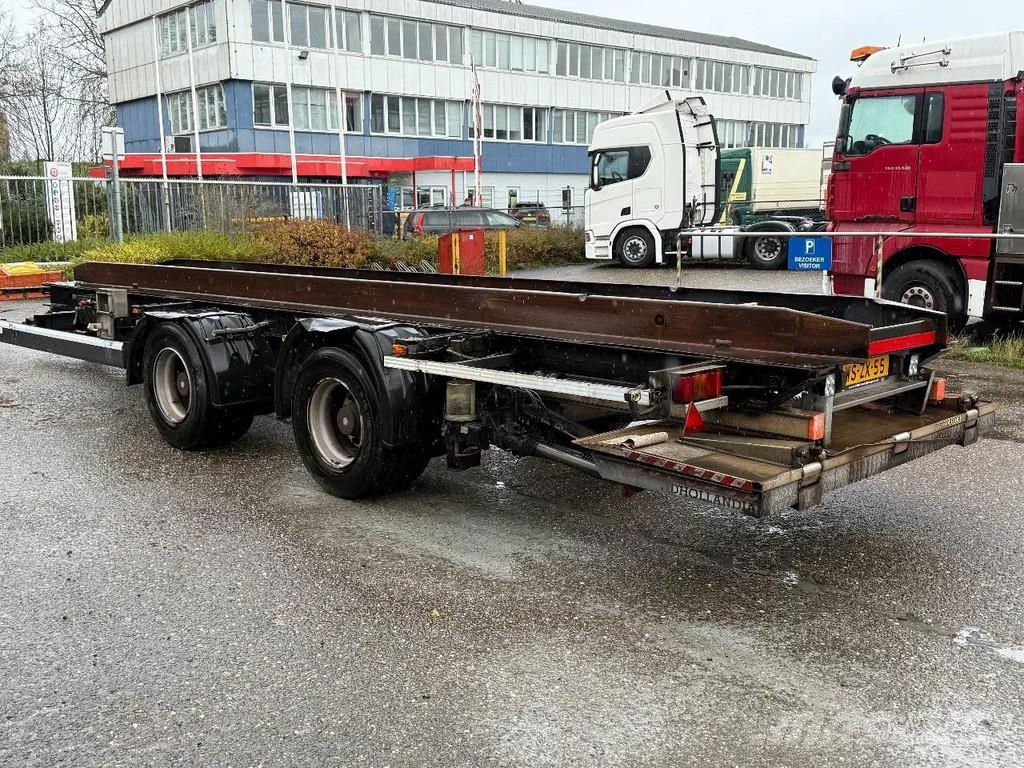 Krone ZZF 18 DHOLLANDIA LIFT 2.000 KG Remolques portacontenedores