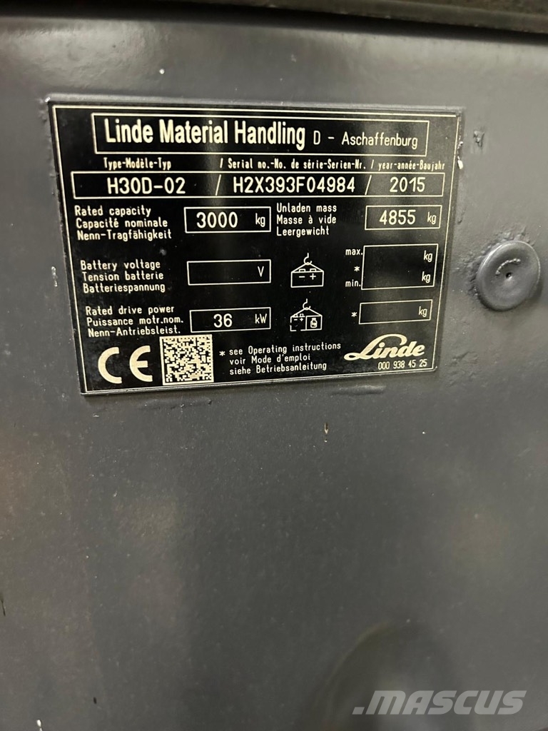 Linde H30D-02 EVO Dizel forkliftler