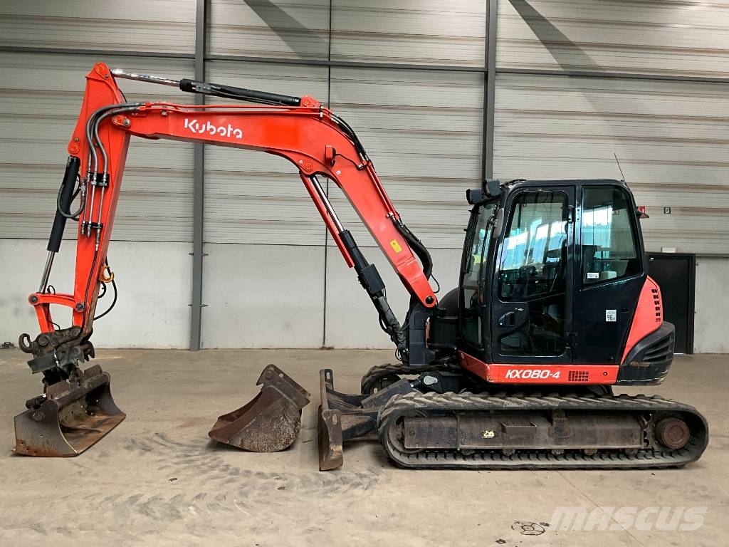Kubota KX 080-4 Midigraafmachines 7t - 12t