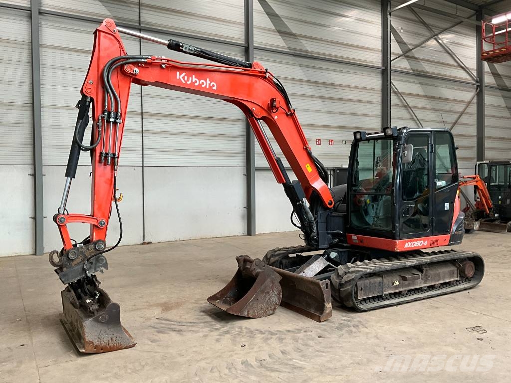 Kubota KX 080-4 Midigraafmachines 7t - 12t
