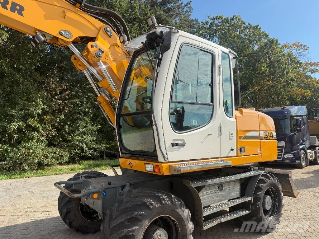 Liebherr A 314 Litronic Bagri na kolesih