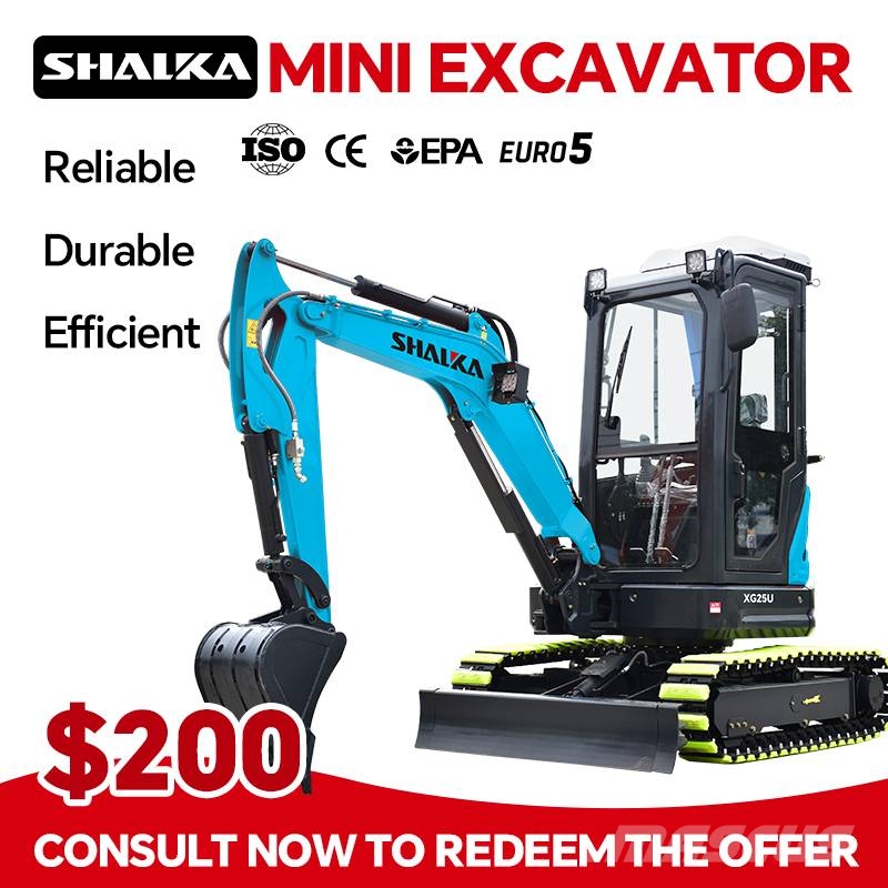 Shanding XG25U Mini excavators < 7t (Mini diggers)