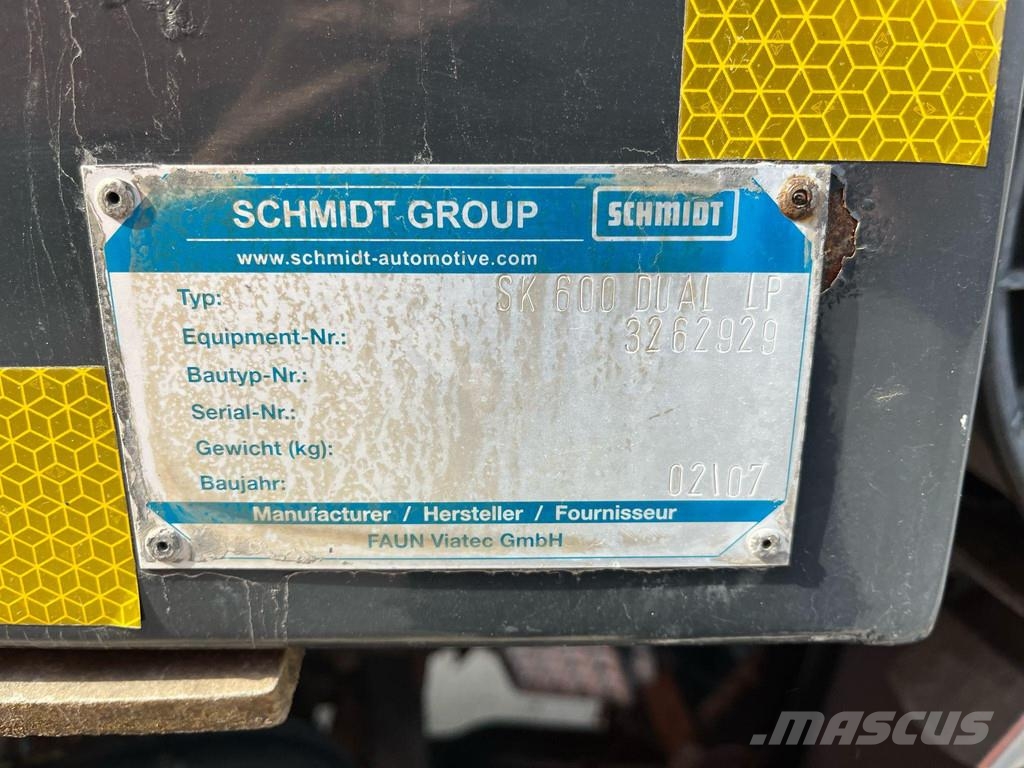 DAF LF 55.180 4x2 Schmidt SK 600 Dual LP Підмітальні машини
