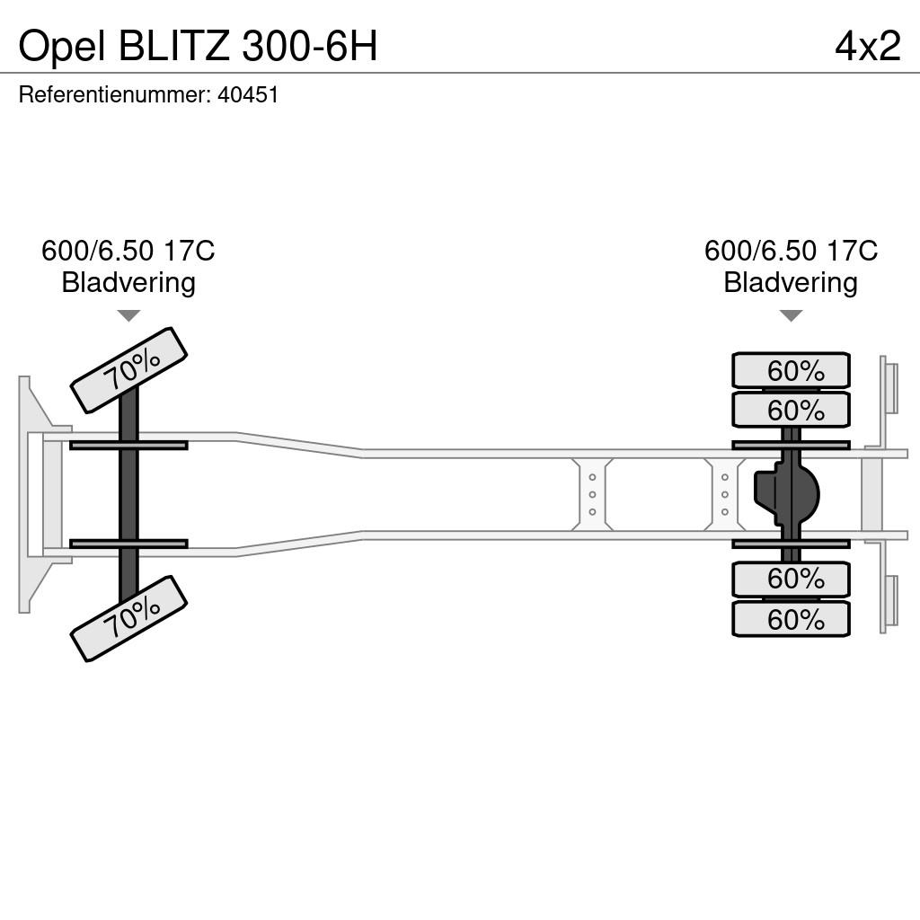 Opel BLITZ 300-6H Kamioni sa otvorenim sandukom
