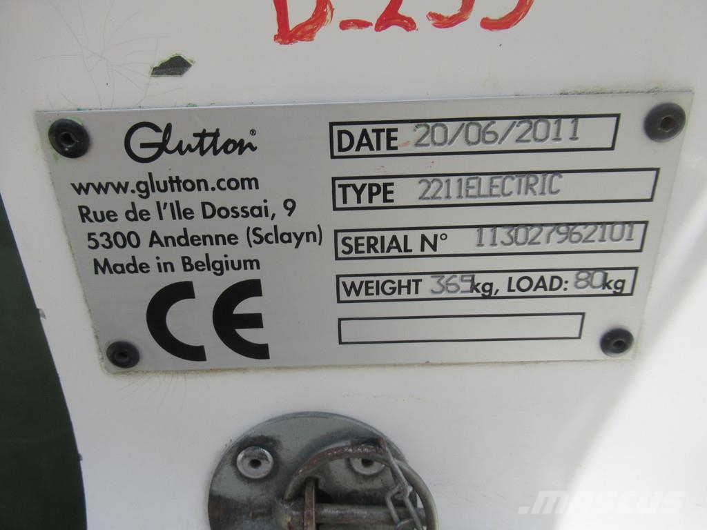 Glutton 2211 ELECTRIC Zuigmachine Dammsugare