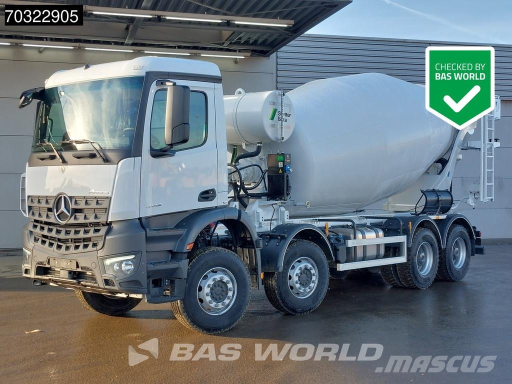 Mercedes-Benz Arocs 4142 8X4 NEW! 12m3 Stetter Mixer Steelsuspen Camiones hormigonera