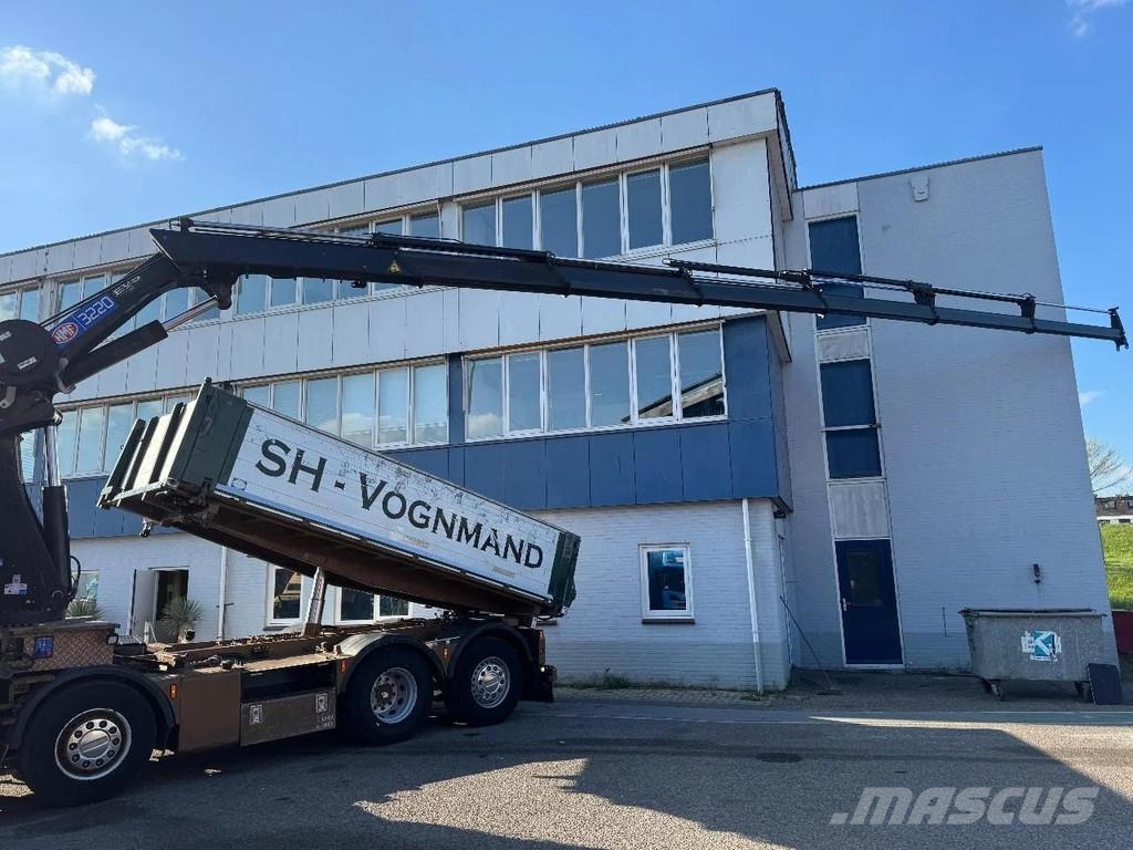 MAN TGS 35.480 8X2 KIPPER + HMF 3220-K6 + REMOTE CONTR Tipper trucks