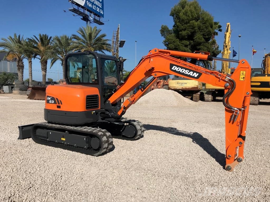 Doosan DX 63-3 Εκσκαφάκι (διαβολάκι) < 7t