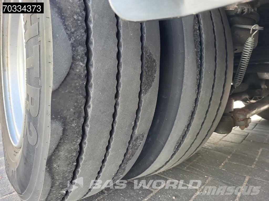 Meusburger MTS-3 3 axles Gooseneck Extendable Steering Axle نصف مقطورة مسطحة منخفضة