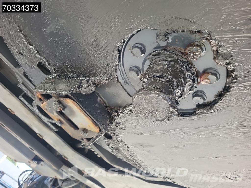 Meusburger MTS-3 3 axles Gooseneck Extendable Steering Axle نصف مقطورة مسطحة منخفضة
