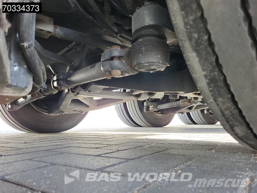 Meusburger MTS-3 3 axles Gooseneck Extendable Steering Axle نصف مقطورة مسطحة منخفضة