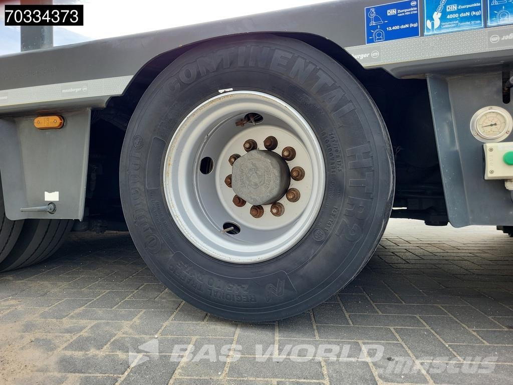 Meusburger MTS-3 3 axles Gooseneck Extendable Steering Axle Diepladers