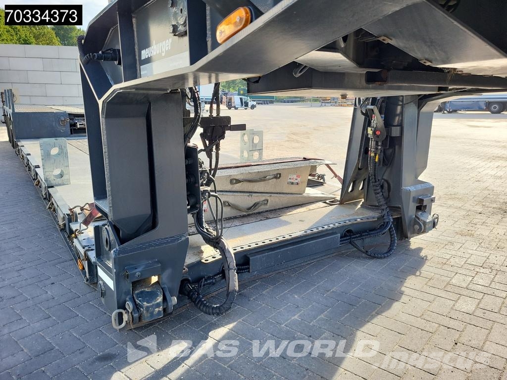 Meusburger MTS-3 3 axles Gooseneck Extendable Steering Axle Diepladers