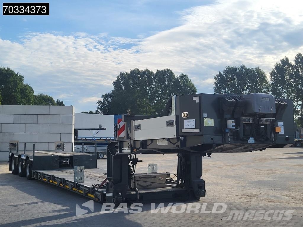 Meusburger MTS-3 3 axles Gooseneck Extendable Steering Axle Diepladers