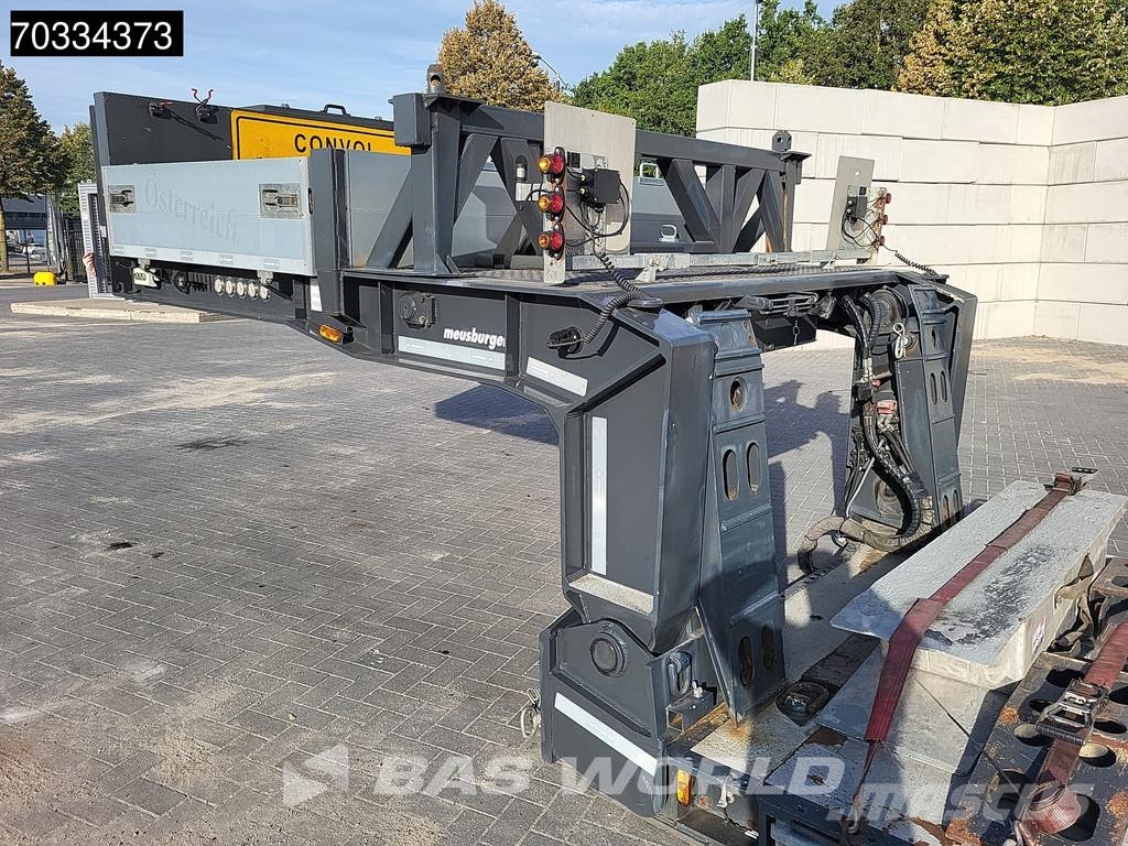 Meusburger MTS-3 3 axles Gooseneck Extendable Steering Axle Diepladers