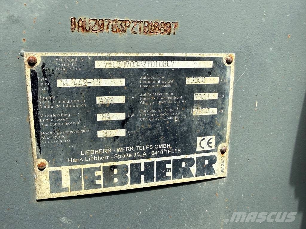 Liebherr TL 442-13 Łyżka Widły Telescopische wielladers