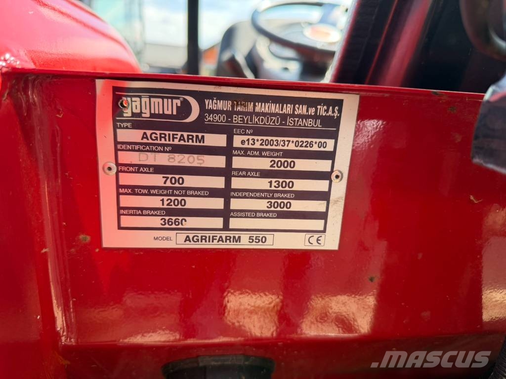 YAGMUR AGRIFARM 550 Tractores